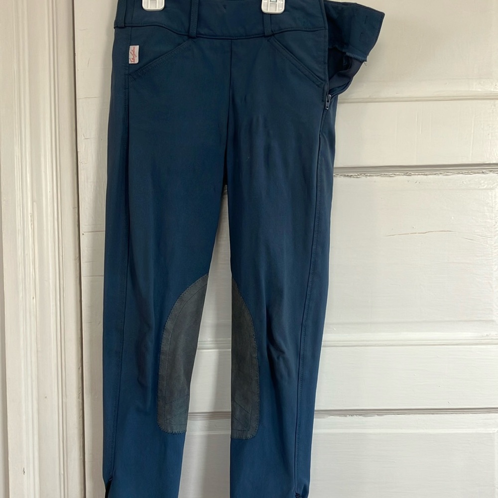 The Tailored Sportsman Teal Riding Breeches